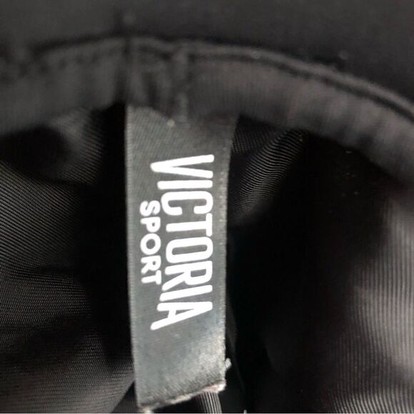 Victoria Secret Sport Pants Limited Edition Black Sequins Tuxedo Stripe Sz L - Picture 14 of 14